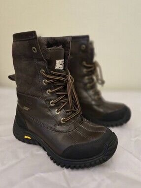 Ugg Adirondack II Womens Sz 6 Winter Boots Waterproof Vibram Warm Sherling